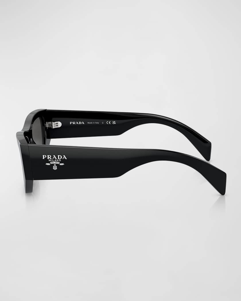 Men's Acetate Rectangle Sunglasses