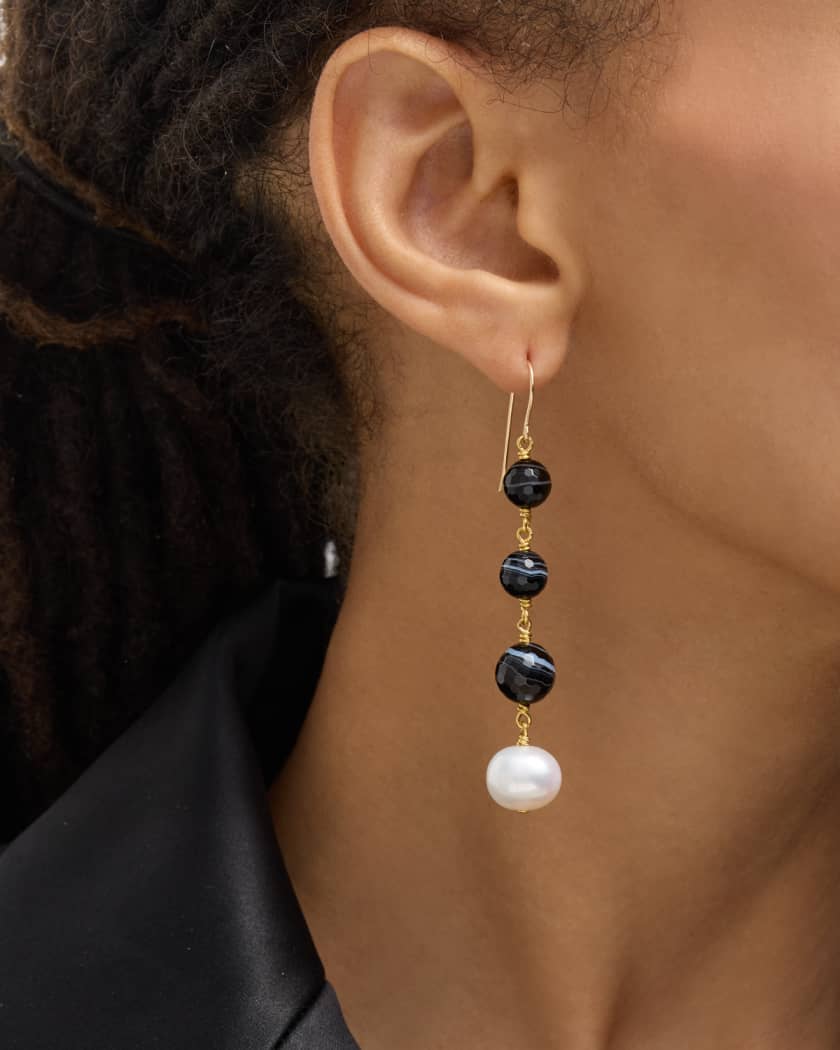Agate drop store earrings