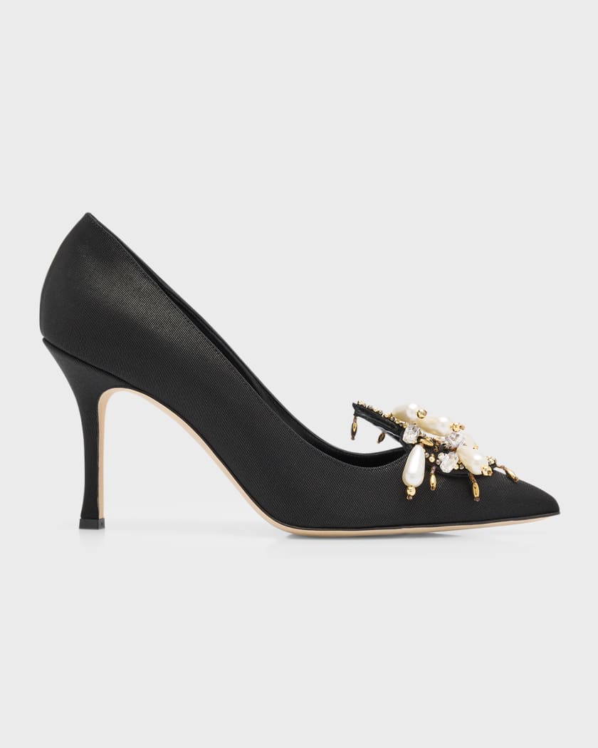 Orientalia Pearly Charm Stiletto Pumps