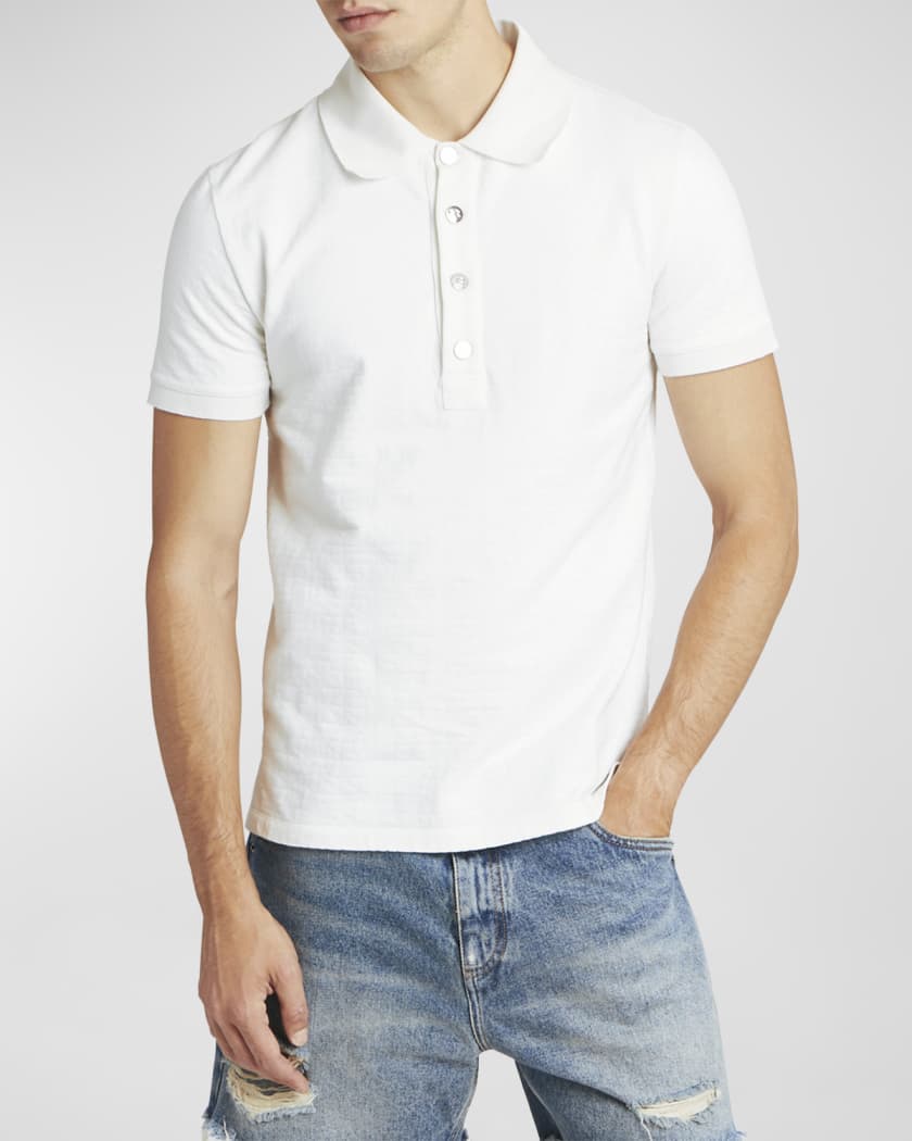Monogram Bandana Short-Sleeved Denim Shirt - Men - Ready-to-Wear