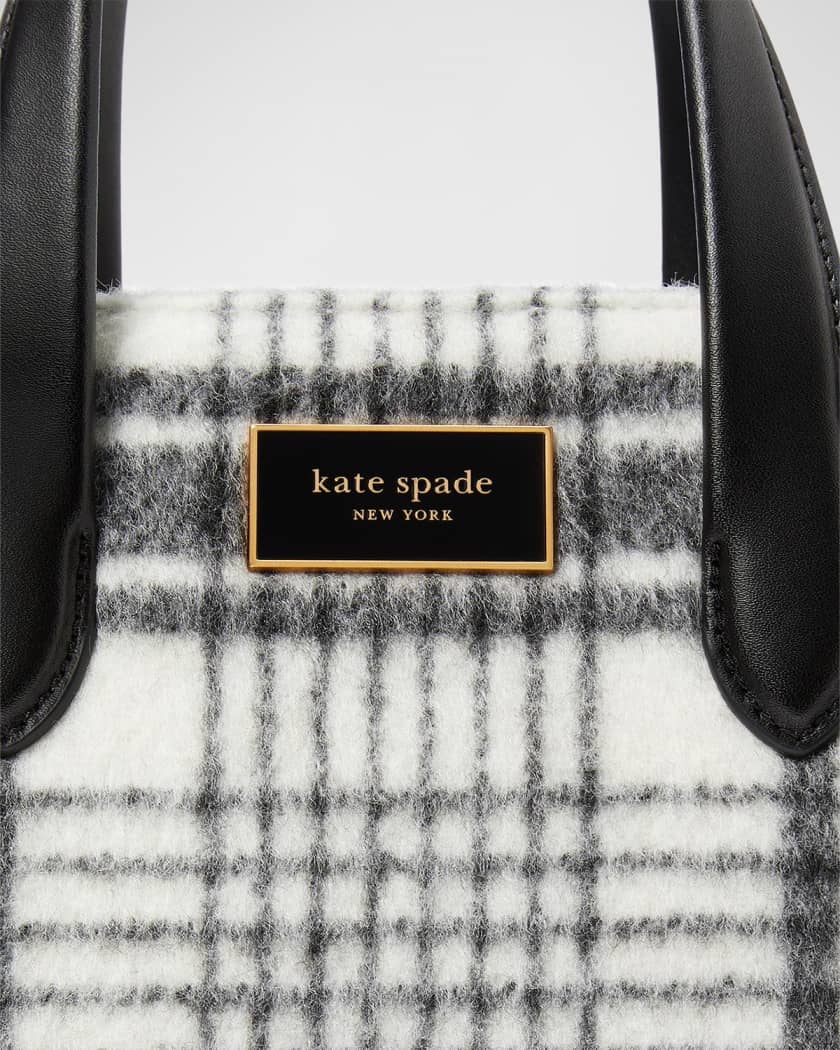 Kate Spade Manhattan Small Plaid Tote Bag