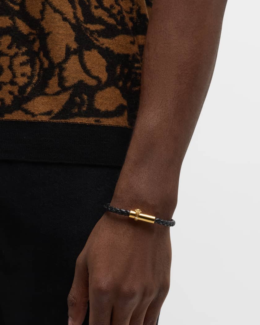 Leather cord discount medusa bracelet