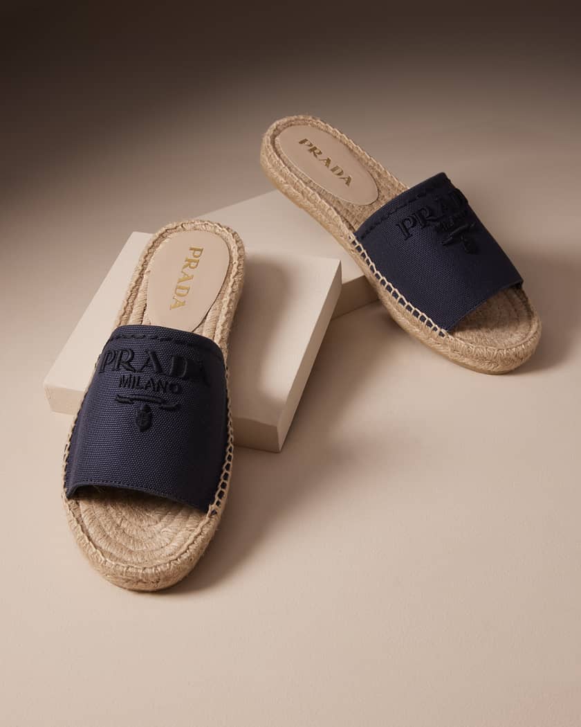 Prada espadrille sandals cheap