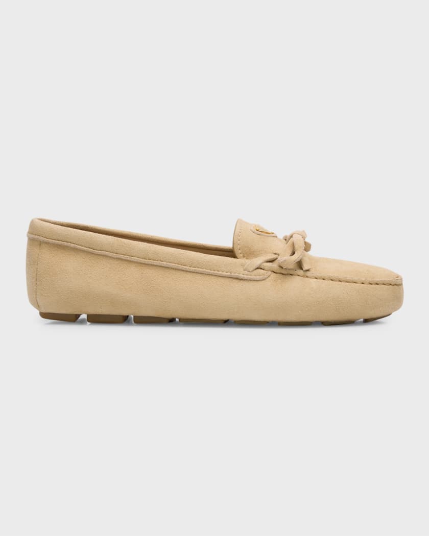 Prada driving loafers on sale women's