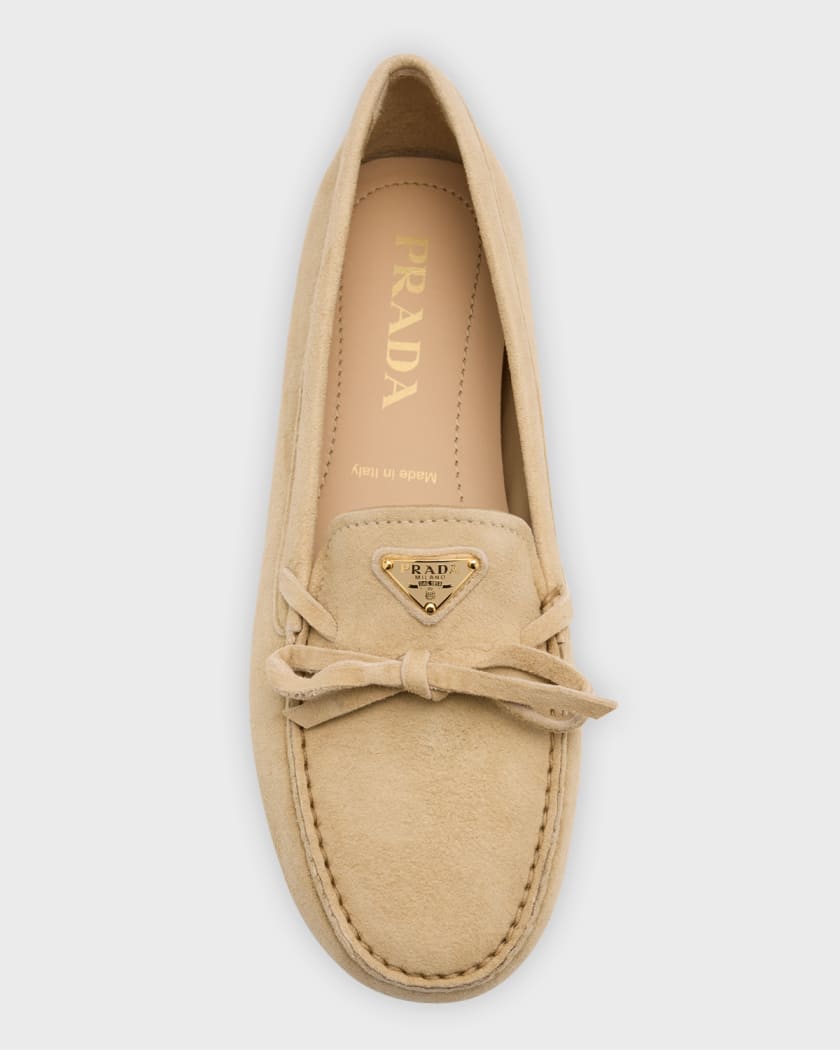 Prada driving moccasins womens hot sale