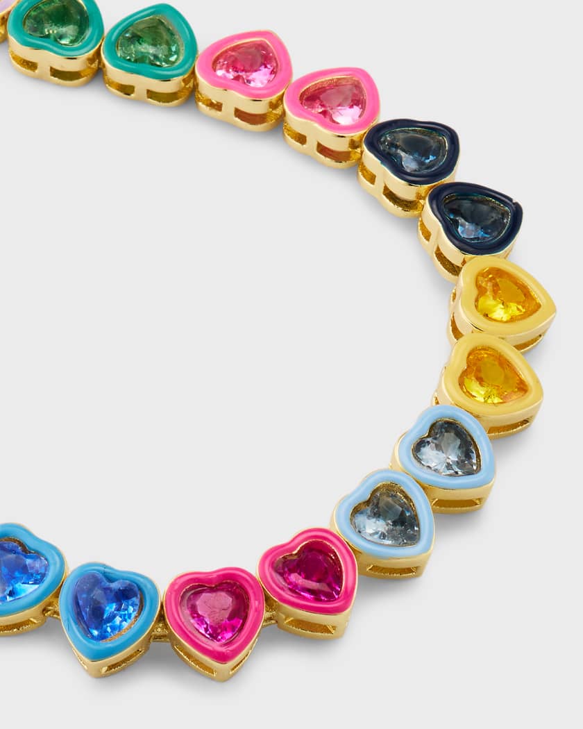 Rainbow discount heart bracelet