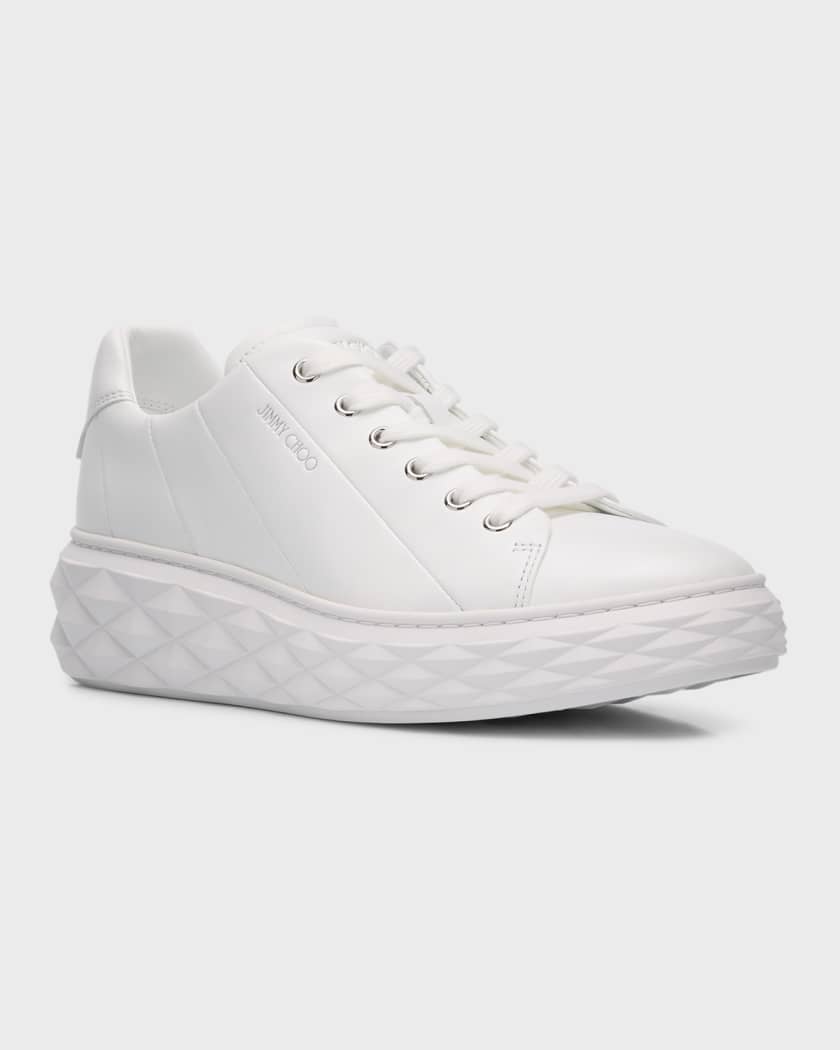 Diamond Leather Low-Top Sneakers