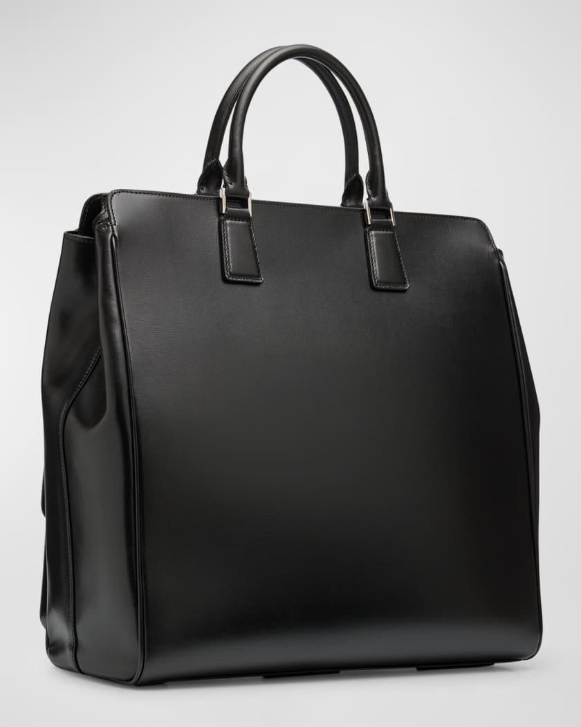 Versace saffiano leather tote bag clearance