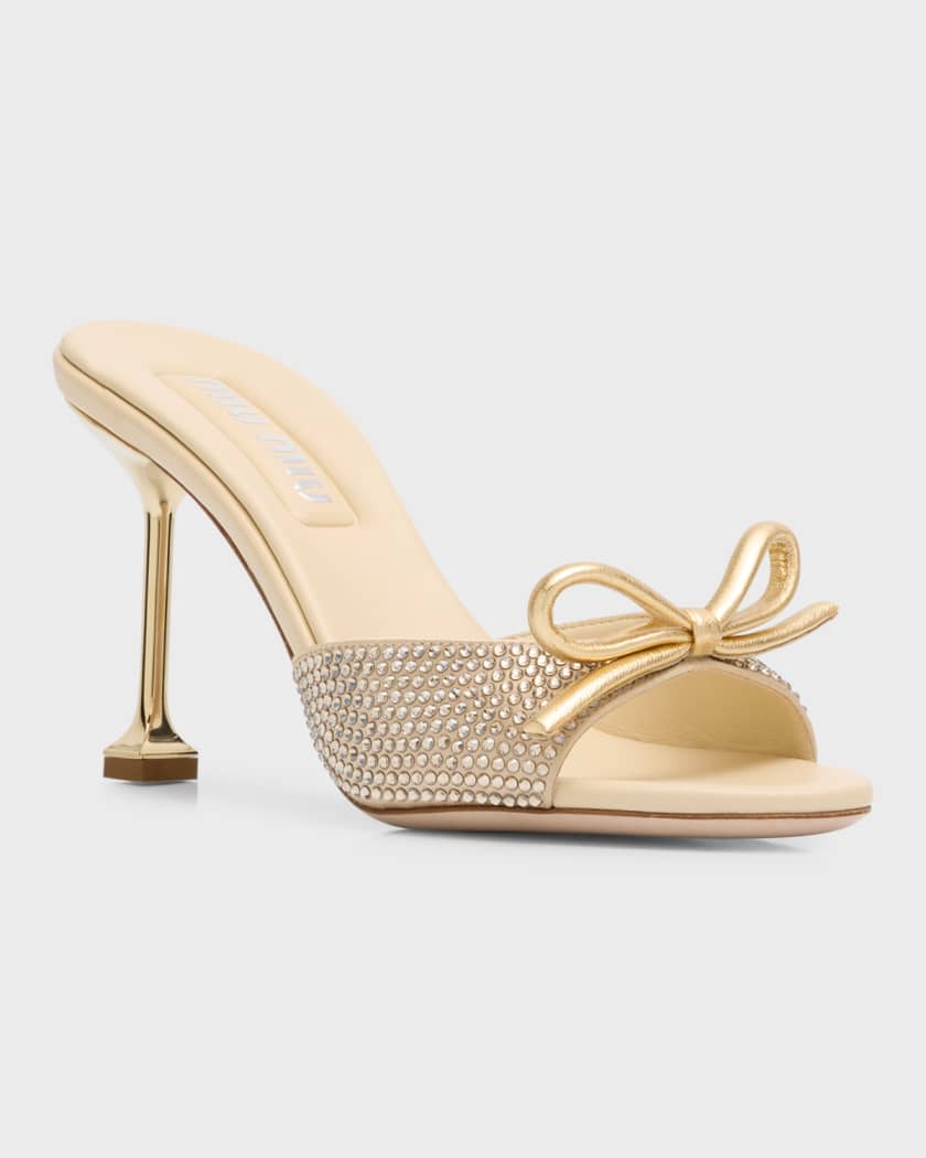 Bow mule sandals 2025
