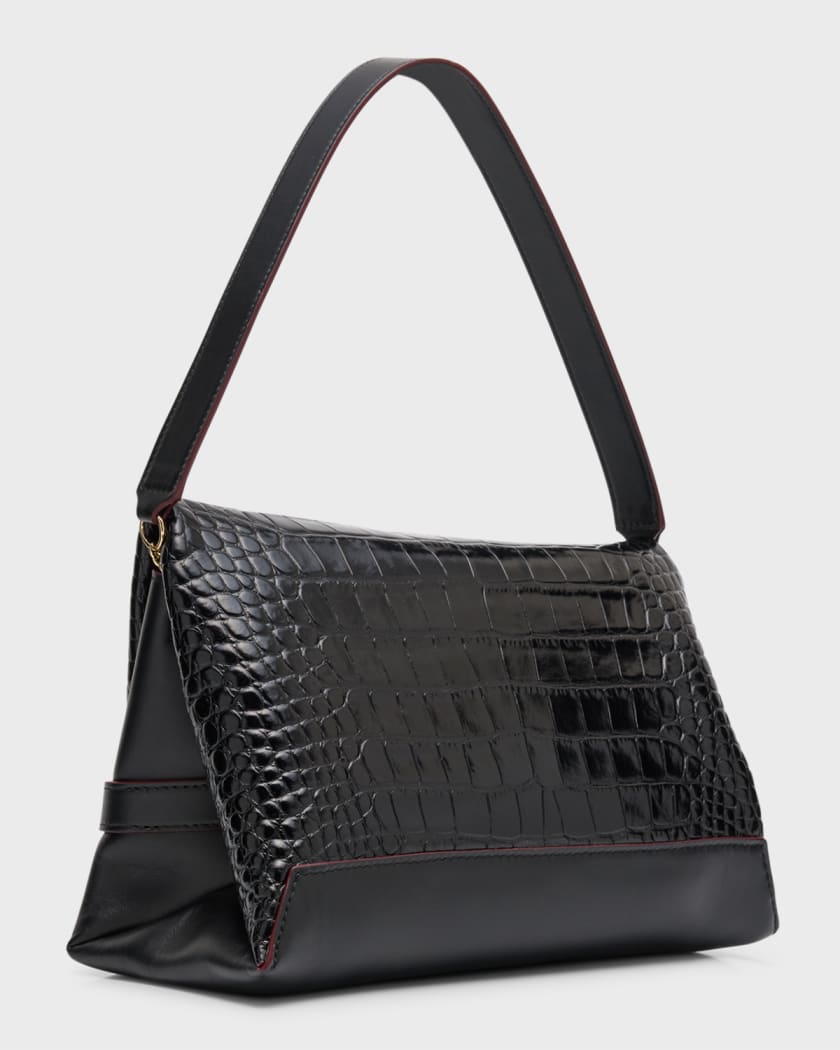 Croc black shoulder bag shop