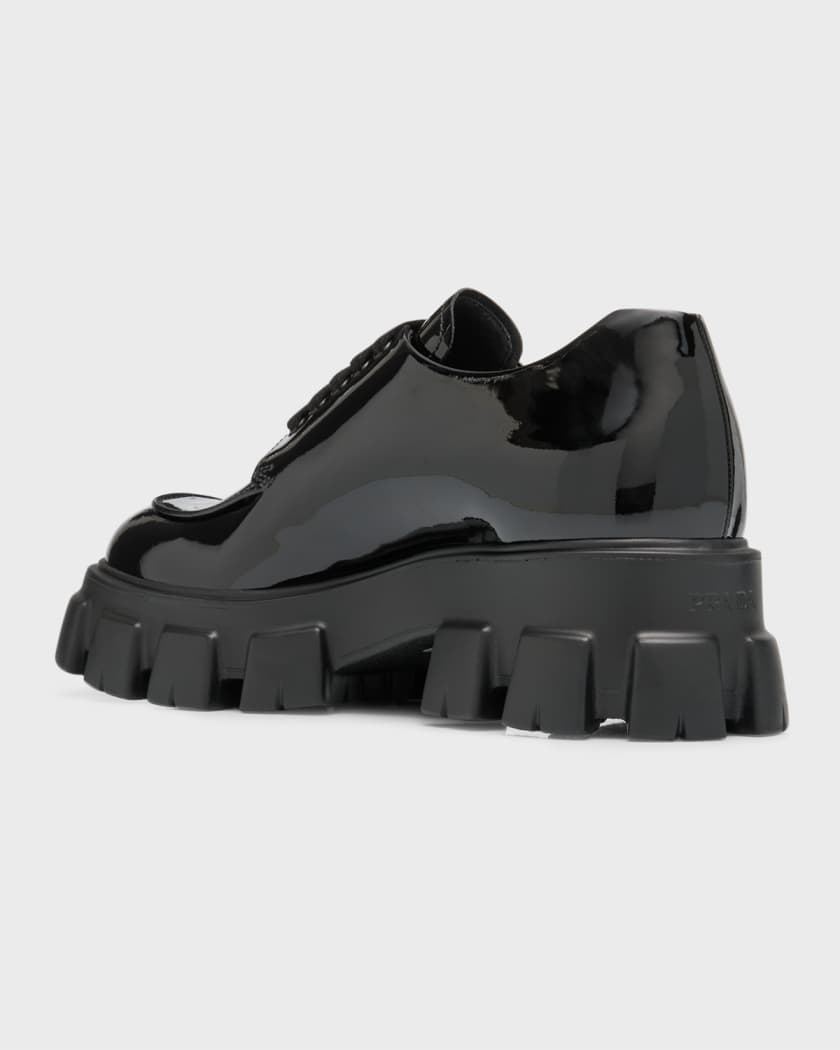 Prada mens platform hot sale shoes