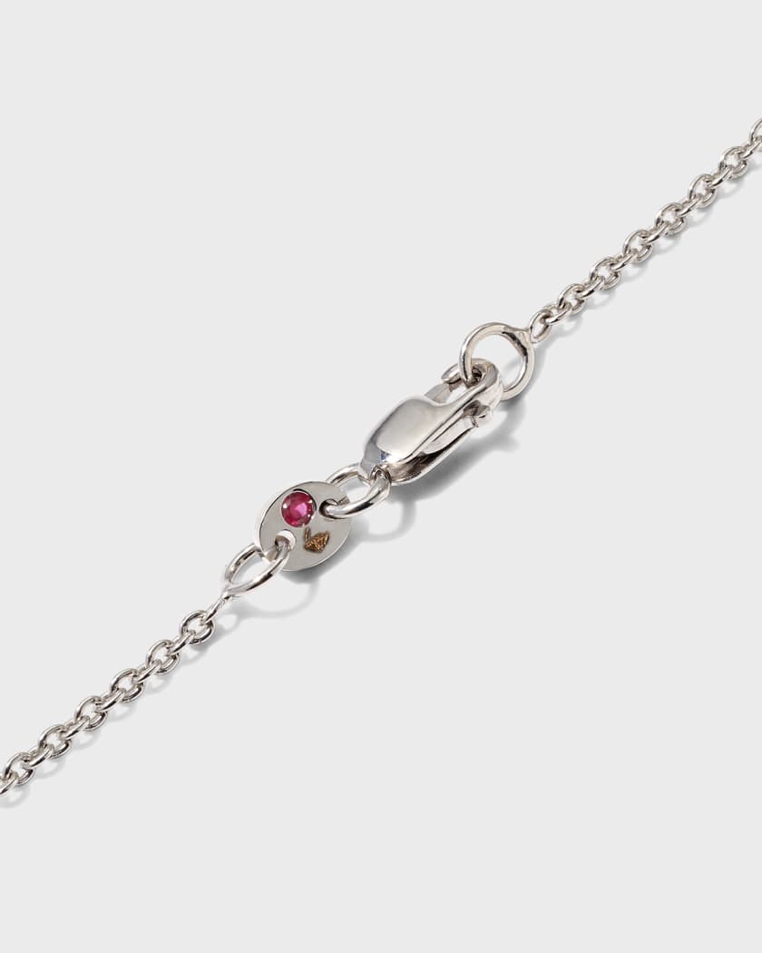 18K Gold Diamond Cross Pendant Necklace