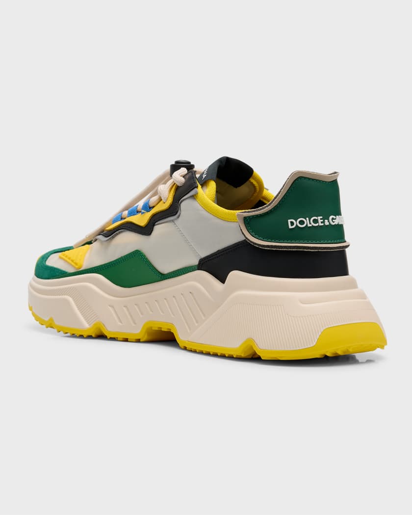 Marvin colorblock store logo mesh sneakers