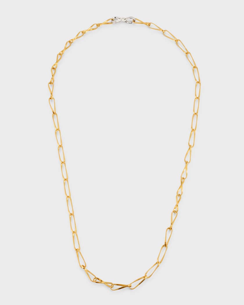 Marco Bicego 18kt yellow gold Marrakech diamond necklace