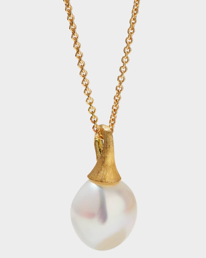 Marco Bicego Africa 18K Yellow Gold Pearl Pendant Necklace