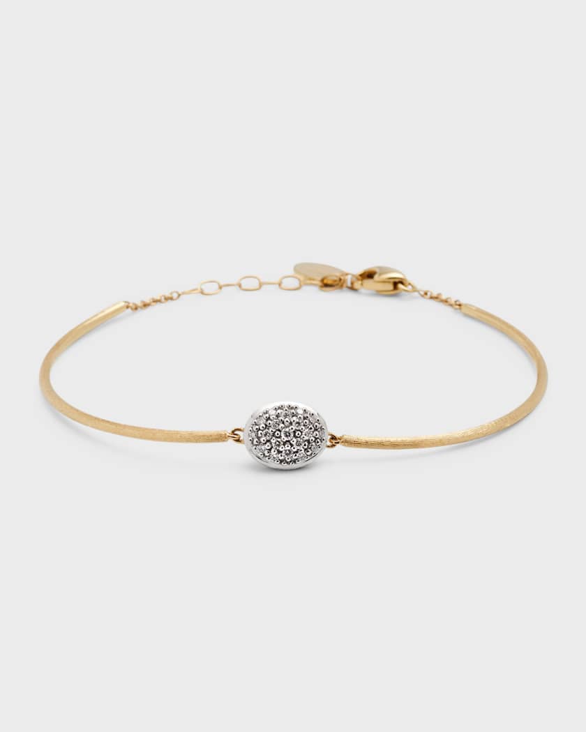 Marco Bicego 18K Siviglia Bracelet with White Diamonds Neiman Marcus