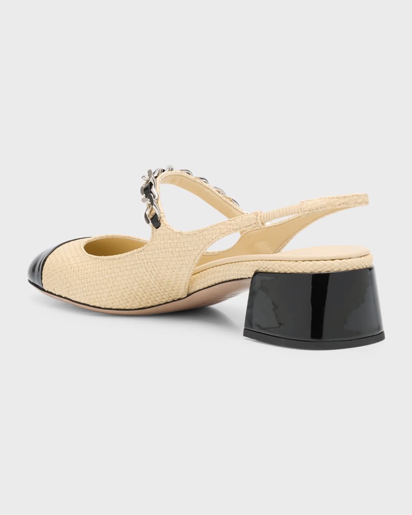 Chanel slingback shop neiman marcus