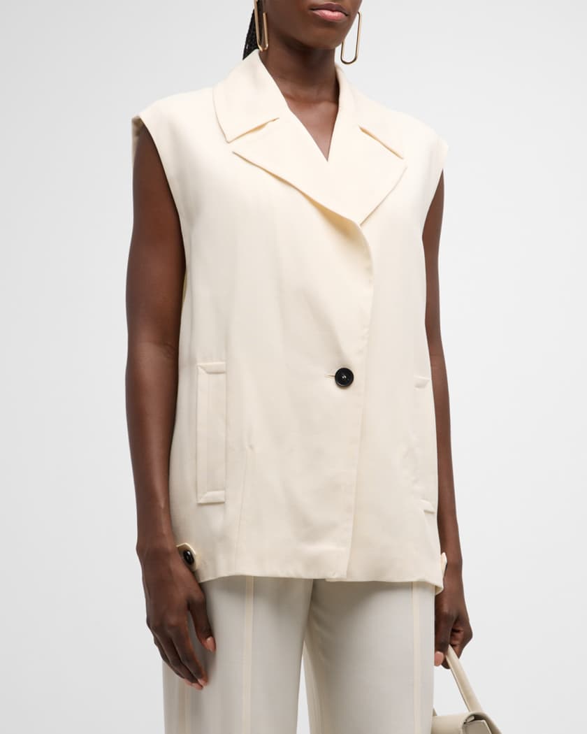 Iro Karine Wool-Blend Vest | Neiman Marcus