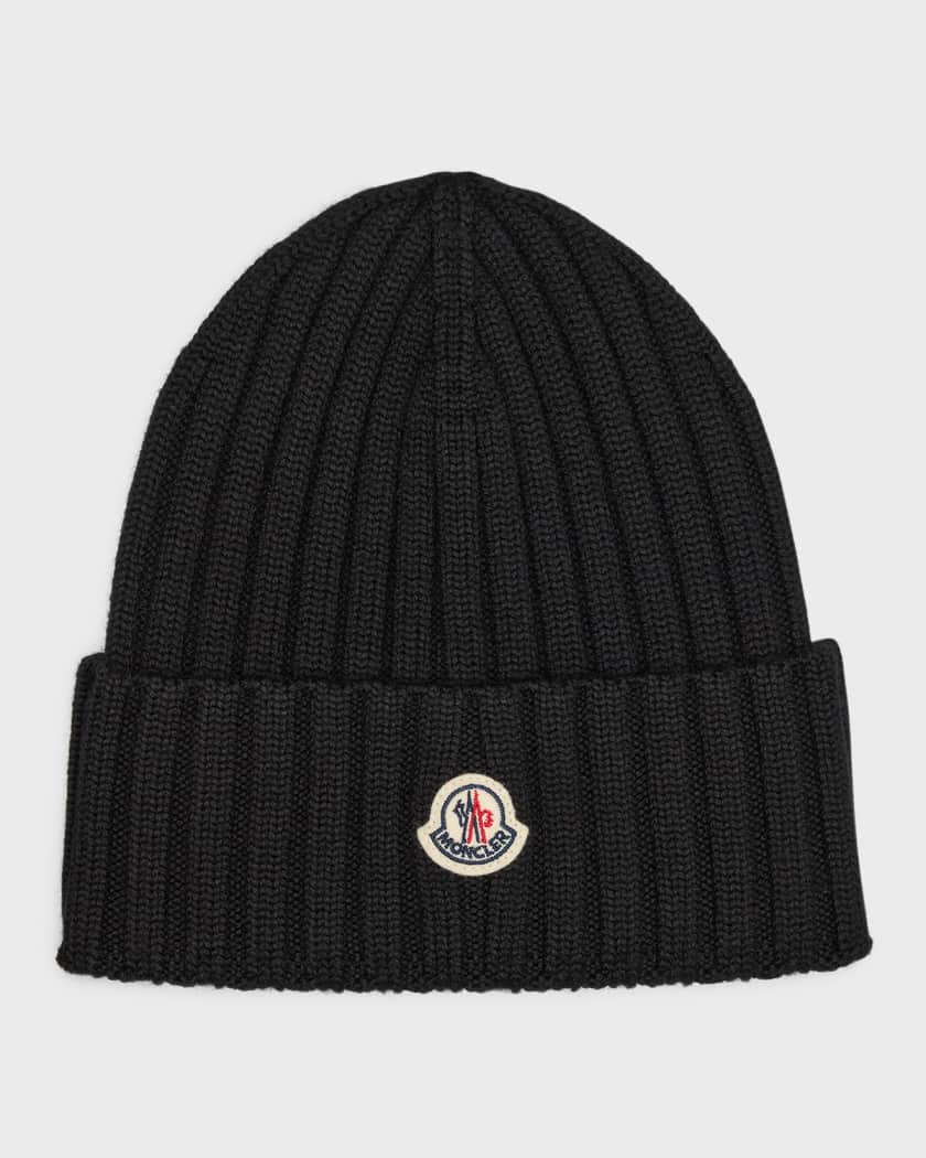 moncler blue beanie