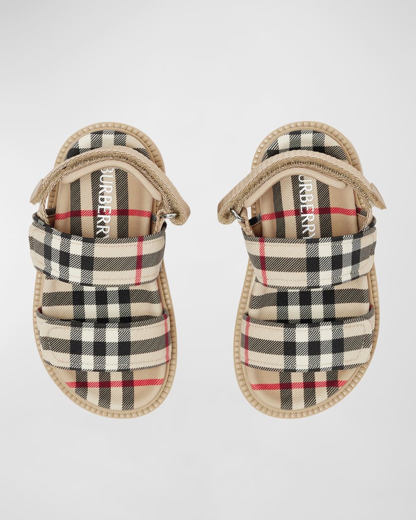 Kid's Jamie Check Sandals, Baby/Toddler