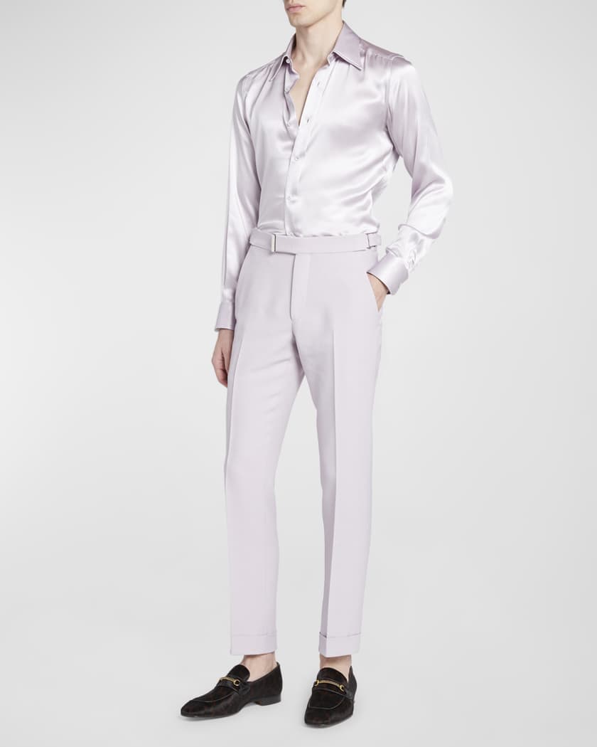 Men's Atticus Double Weft Fine Twill Trousers 