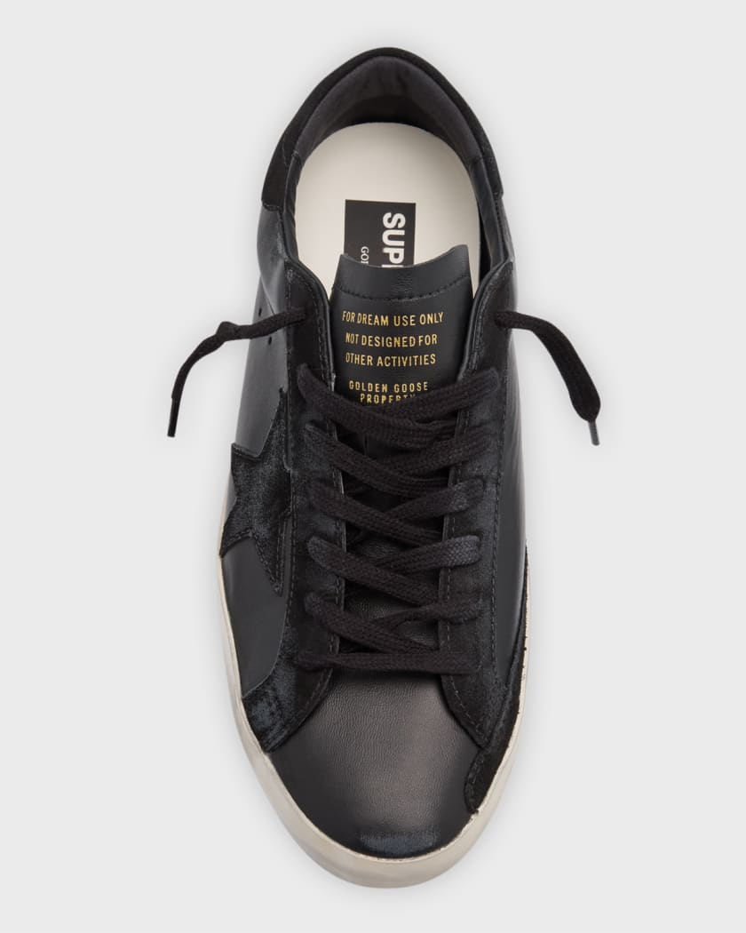Golden goose superstar discount tonal leather sneakers