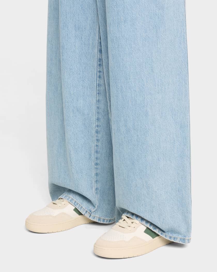 V-90 Bicolor Low-Top Sneakers