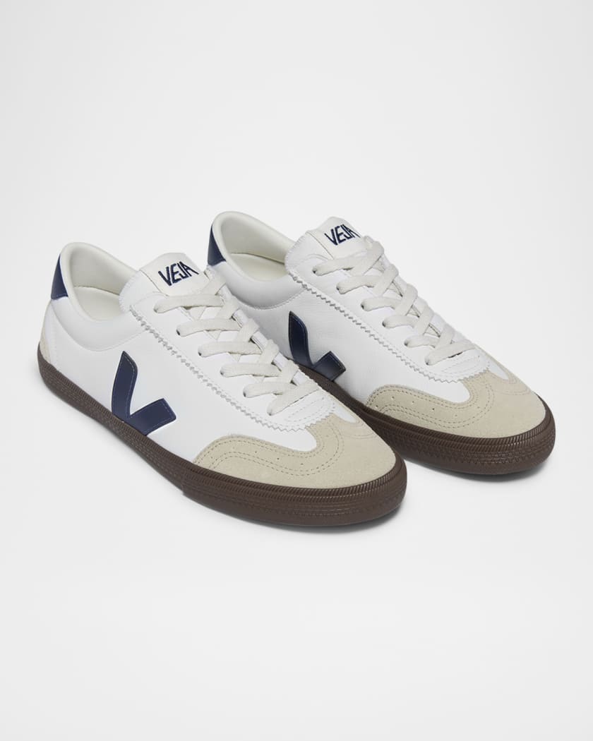 Volley Tricolored Low-Top Court Sneakers