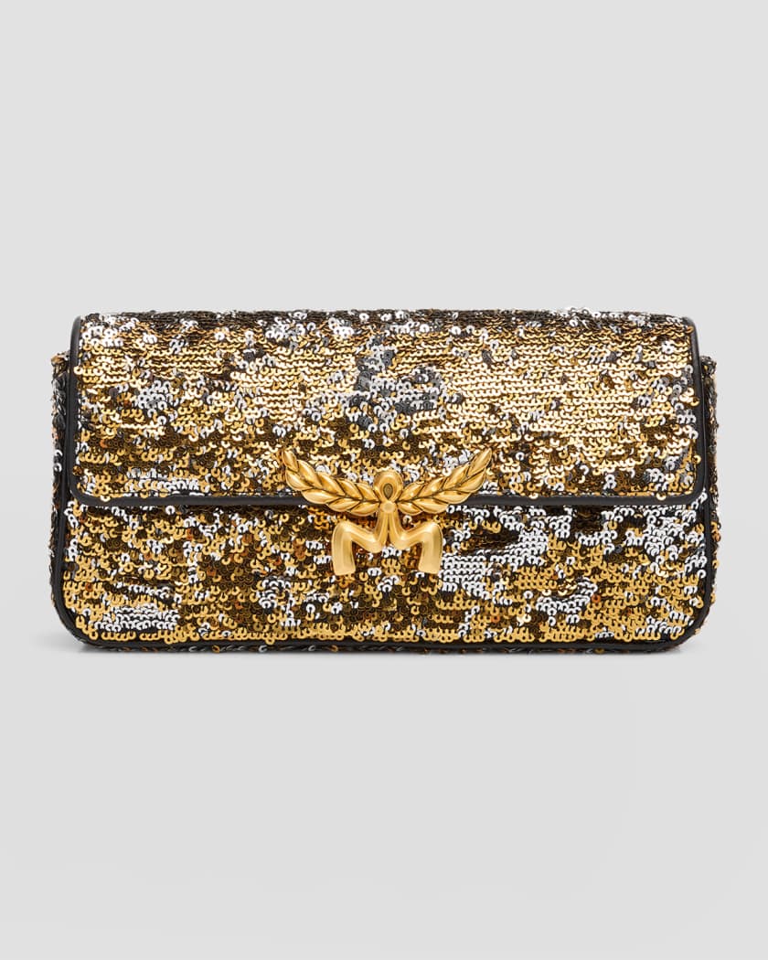Mcm metallic bag best sale