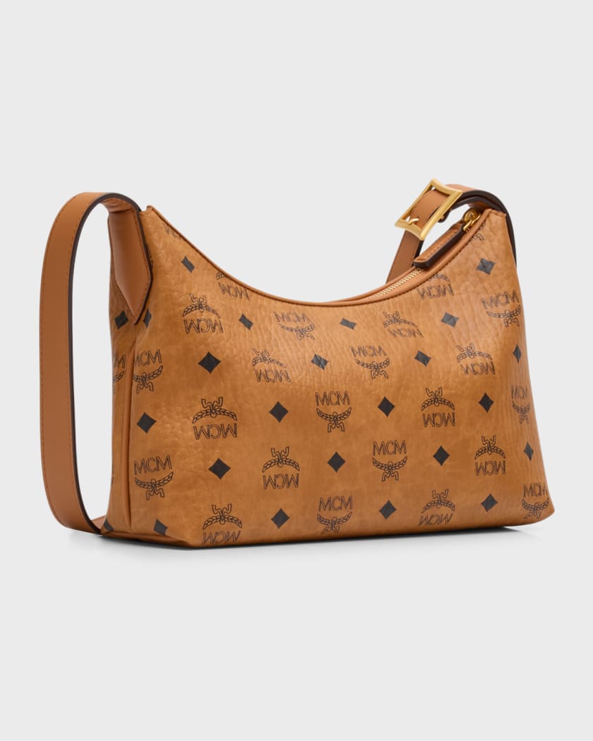 Mcm cognac hobo bag clearance
