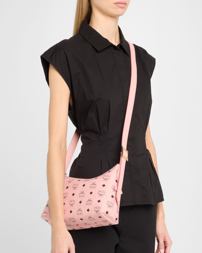 Aren Visetos Monogram Hobo Bag