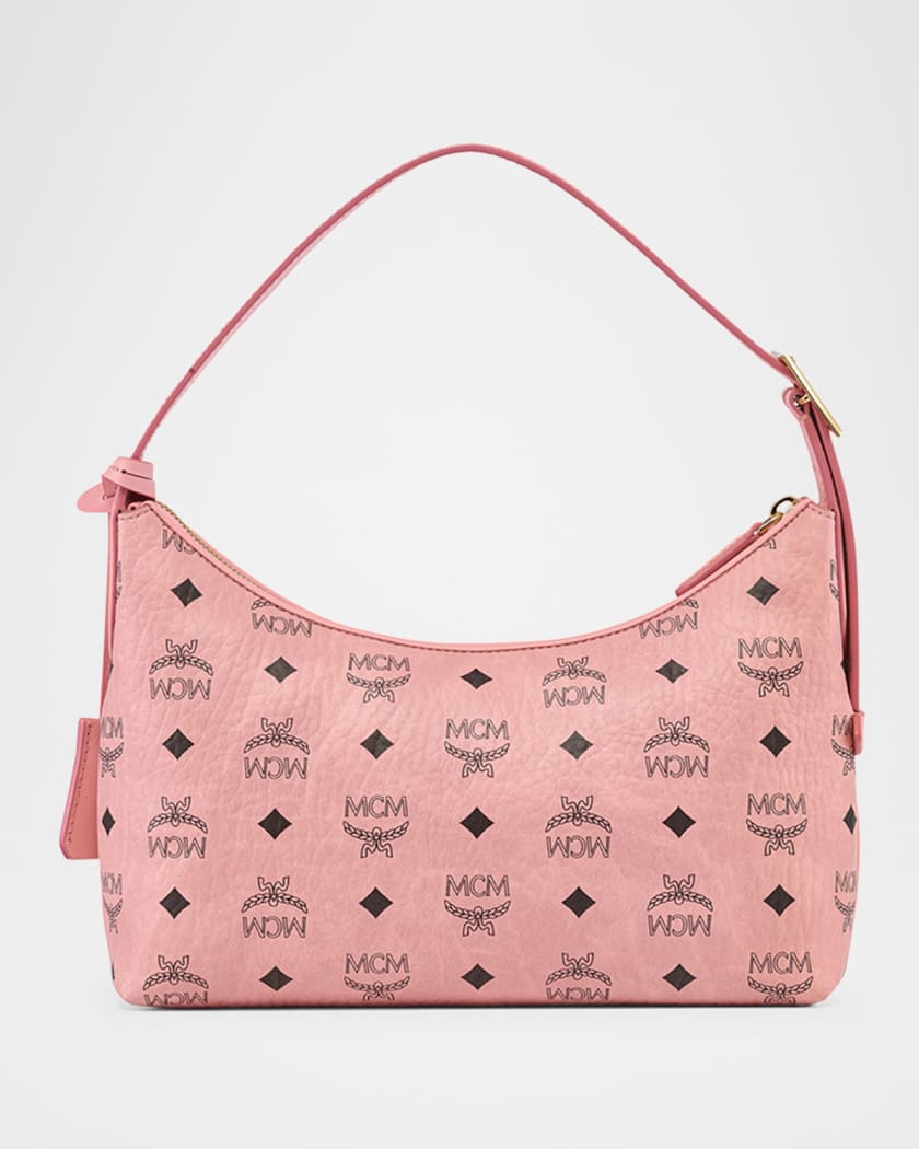 Aren Visetos Monogram Hobo Bag