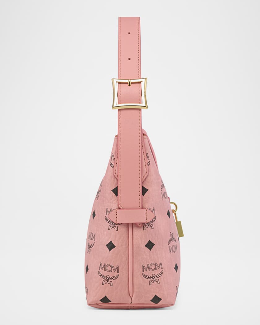 Aren Visetos Monogram Hobo Bag