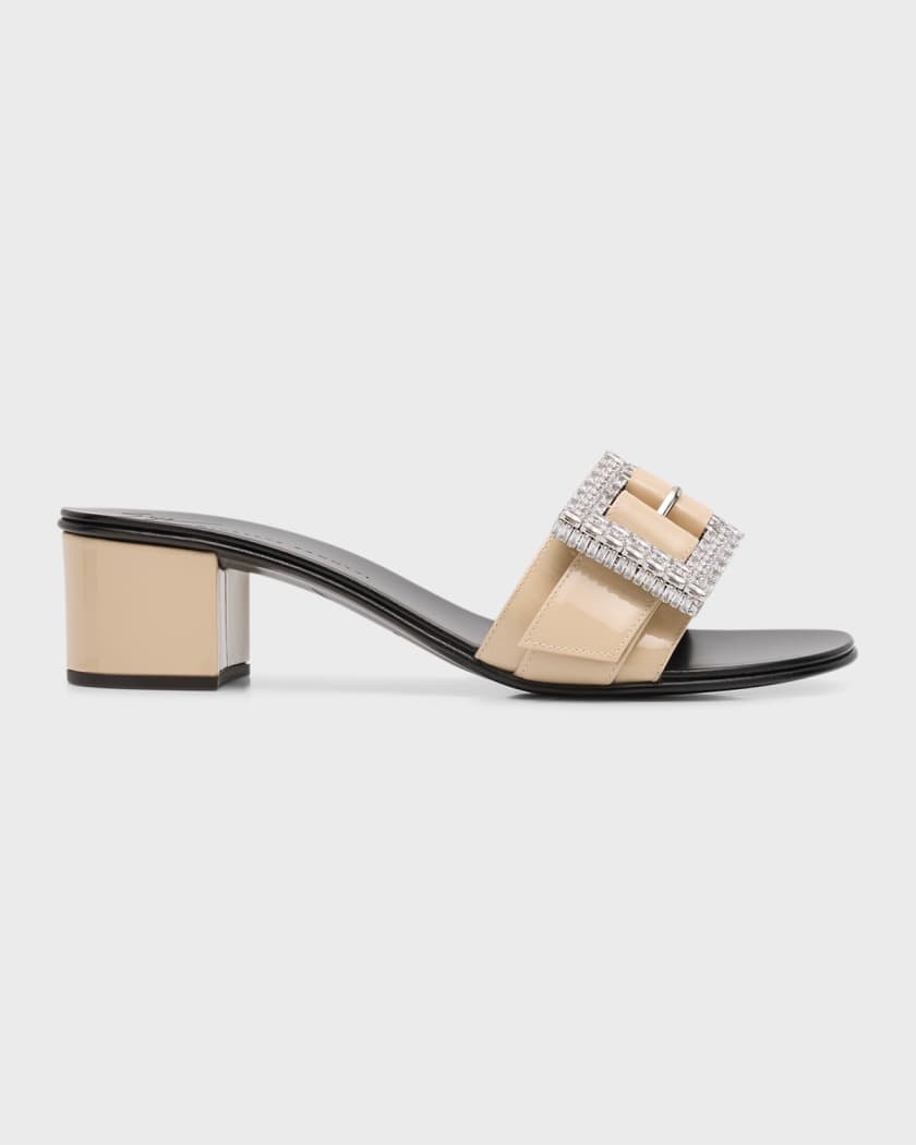 Giuseppe zanotti crystal slides sale