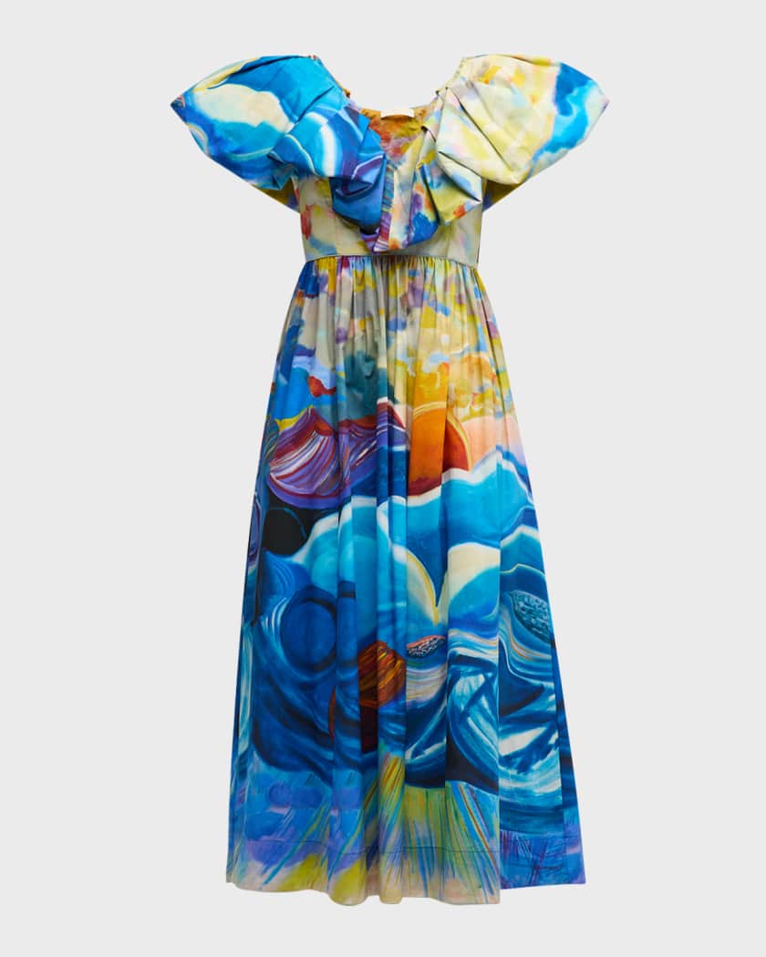 modest navy blue dress Navy Reinvented Gown | Liylah main image 0