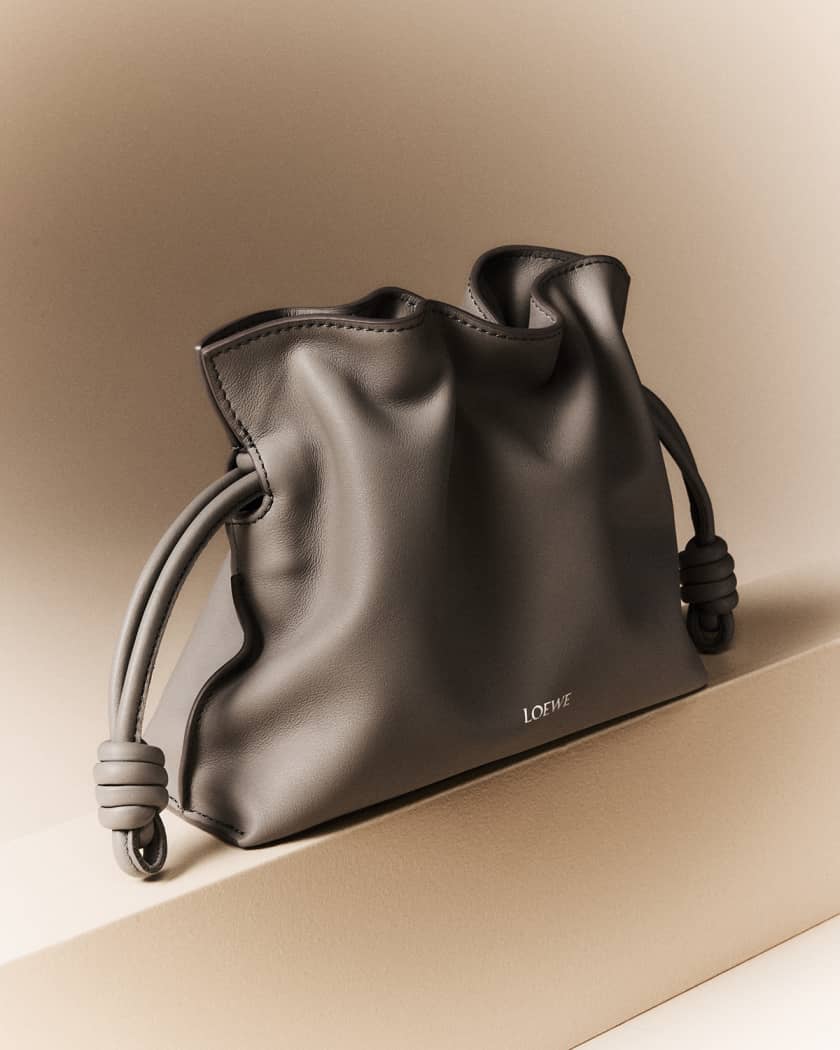 Loewe Flamenco Mini Leather Clutch Bag Neiman Marcus