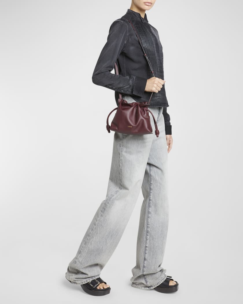 Loewe Flamenco Mini Leather Clutch Bag Neiman Marcus