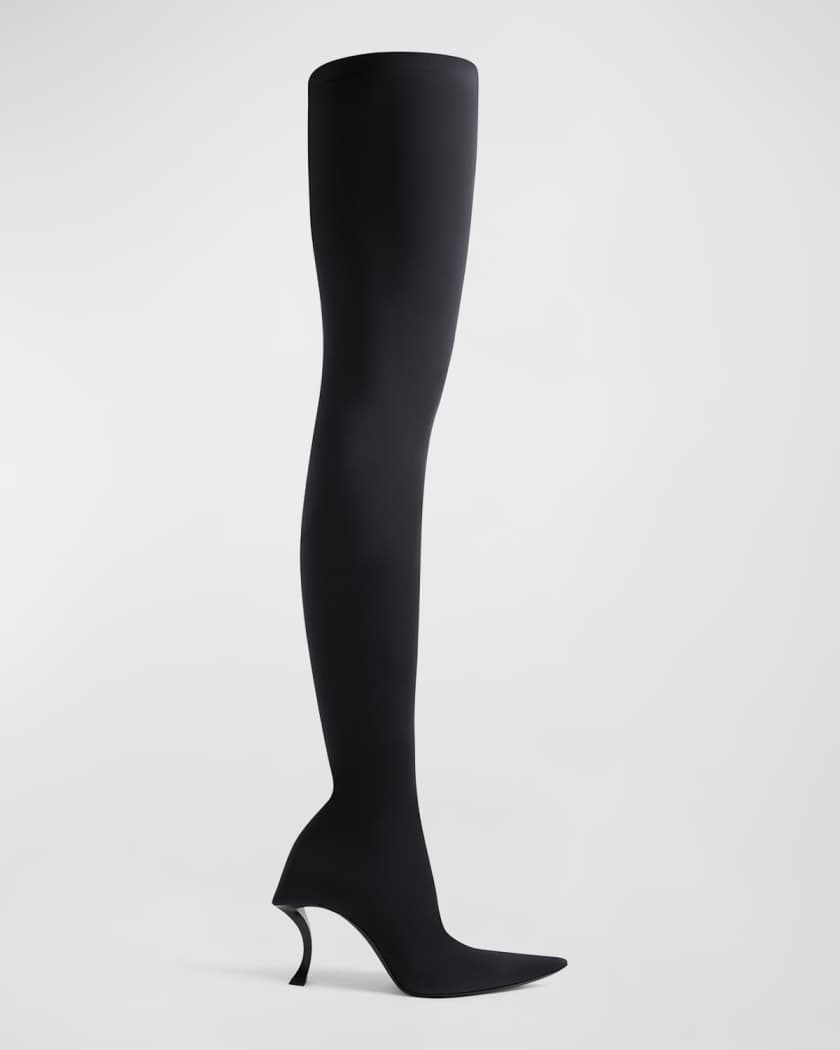 Balenciaga Hourglass 100mm Over The Knee Boots Neiman Marcus