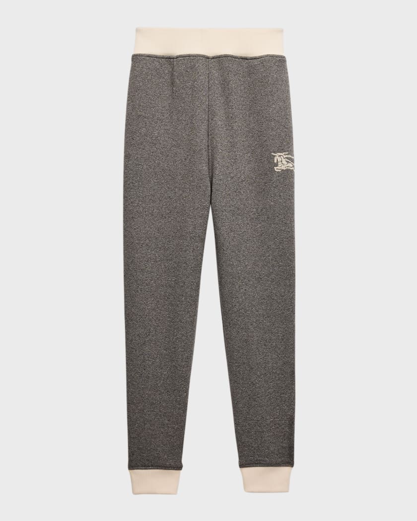 Boy s Sidney Box Melange Jog Pants Neiman Marcus