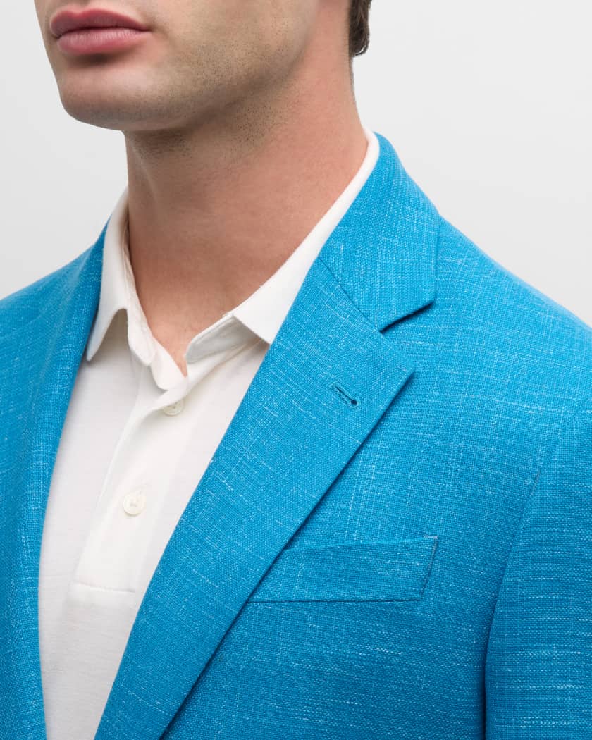 Emporio Armani Men's Linen-Blend Sport Coat | Neiman Marcus