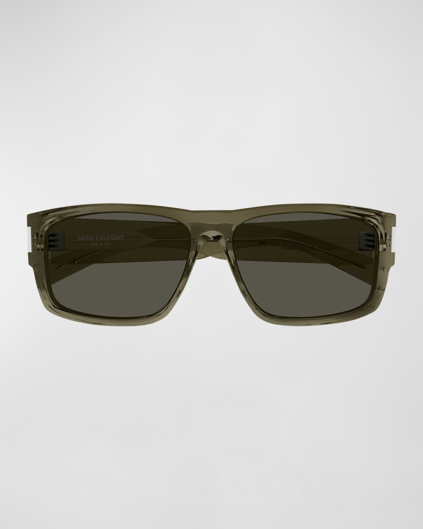 Men's SL 689 Acetate Rectangle Sunglasses