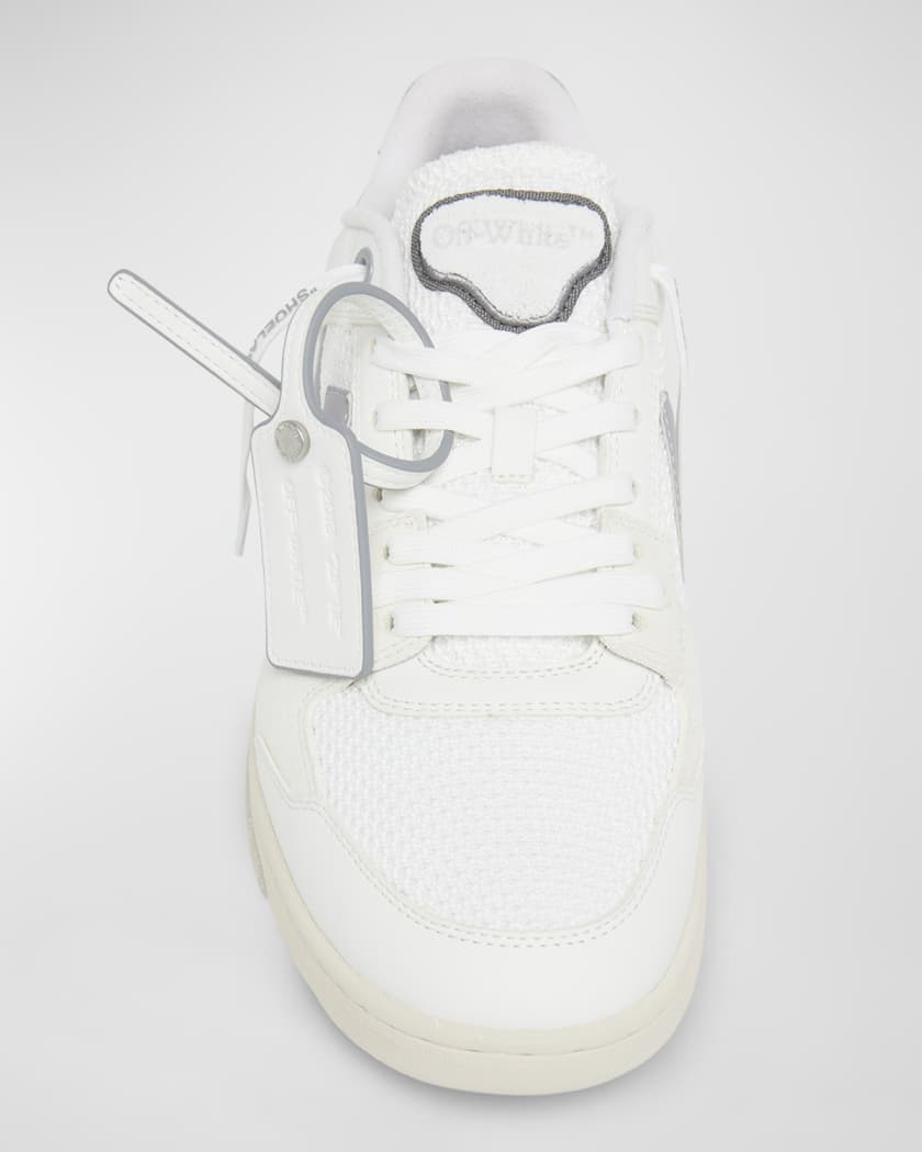 Men's Slim Out Of Office Mesh and Leather Low-Top Sneakers