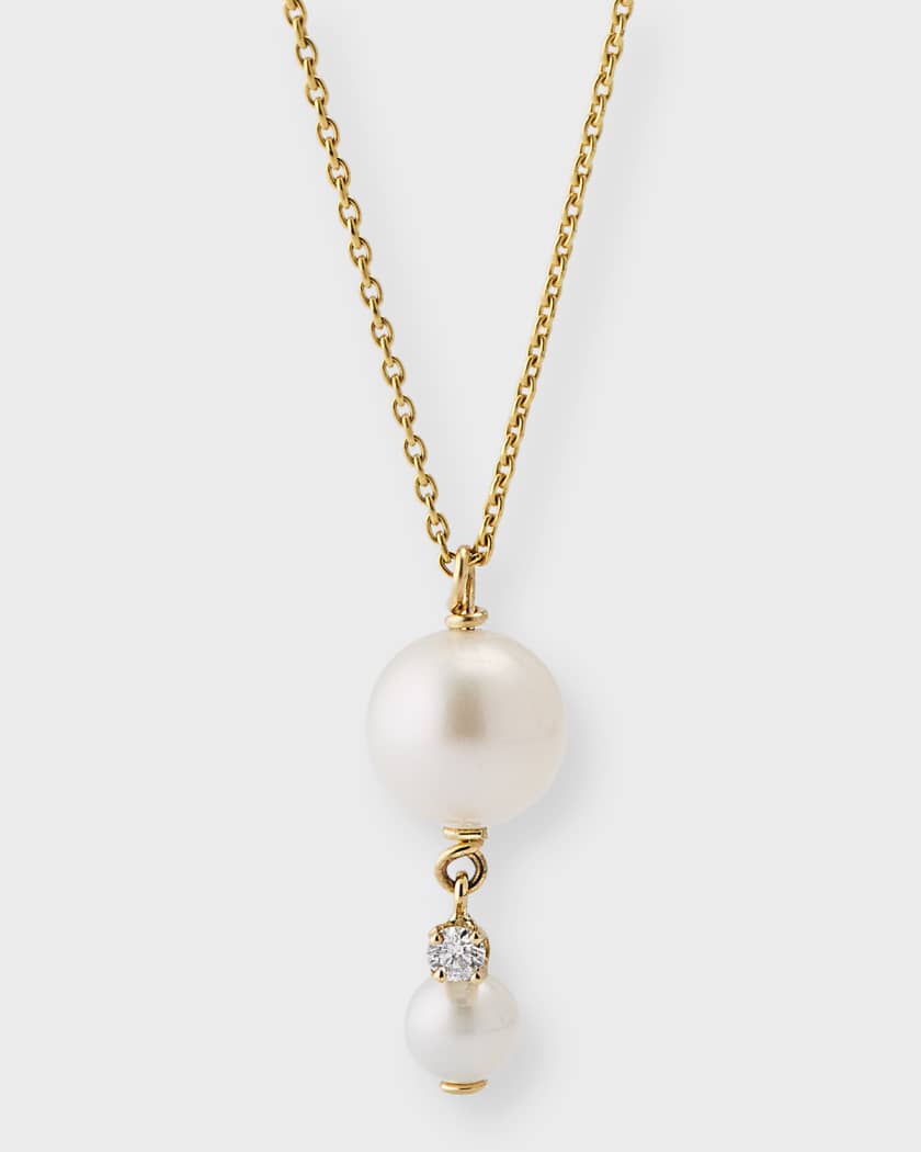 Poppy finch pearl shop necklace