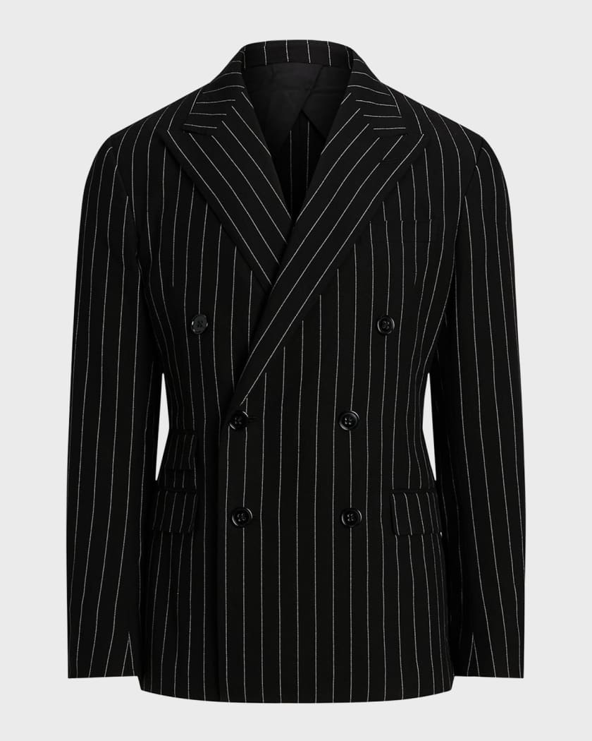 Ralph Lauren Purple Label Men's Kent Hand-Tailored Striped Suit Jacket