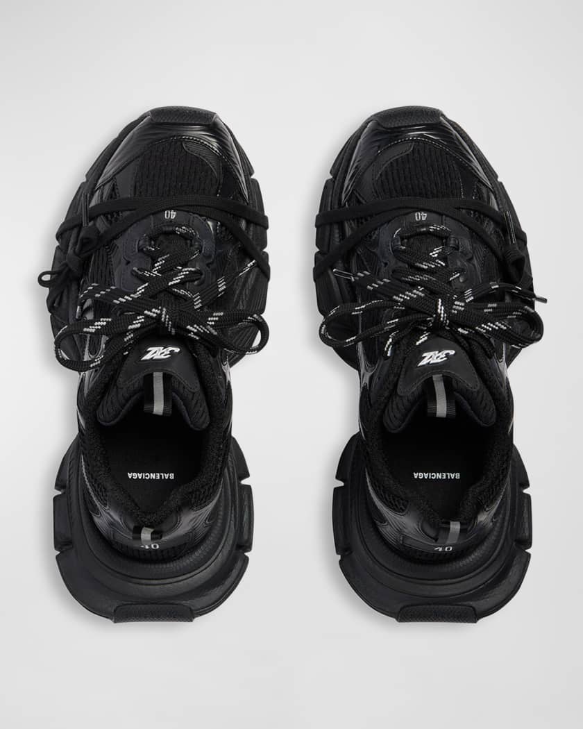 Balenciaga black chunky trainers sales