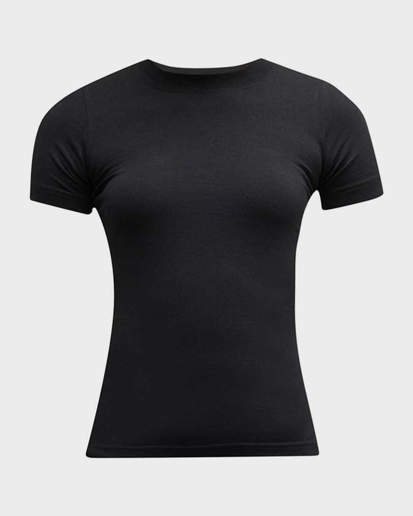 Balenciaga Corporate Logo T-shirt Black
