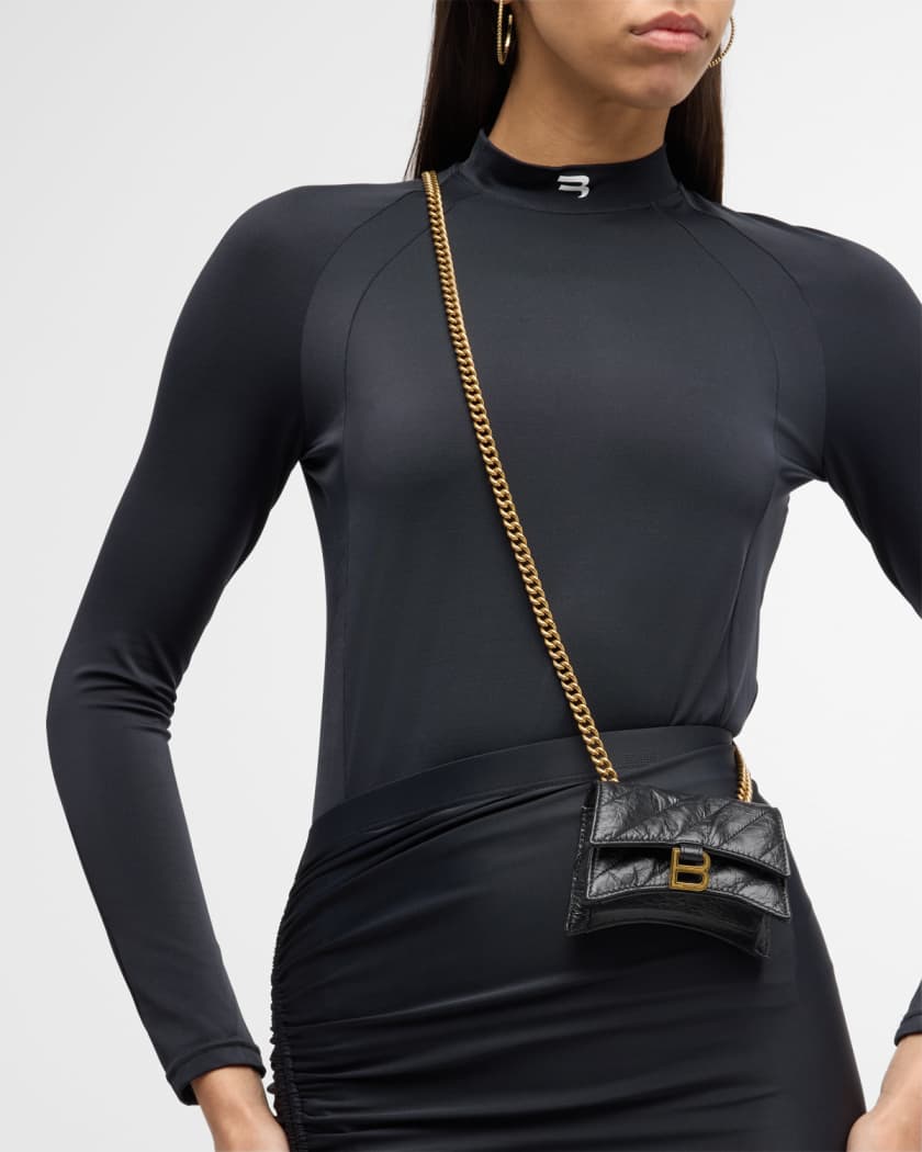 Crush Mini Quilted Chain Bag