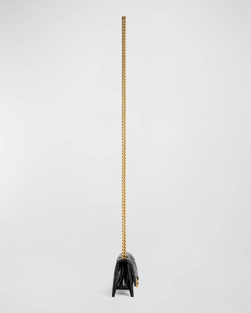 Crush Mini Quilted Chain Bag