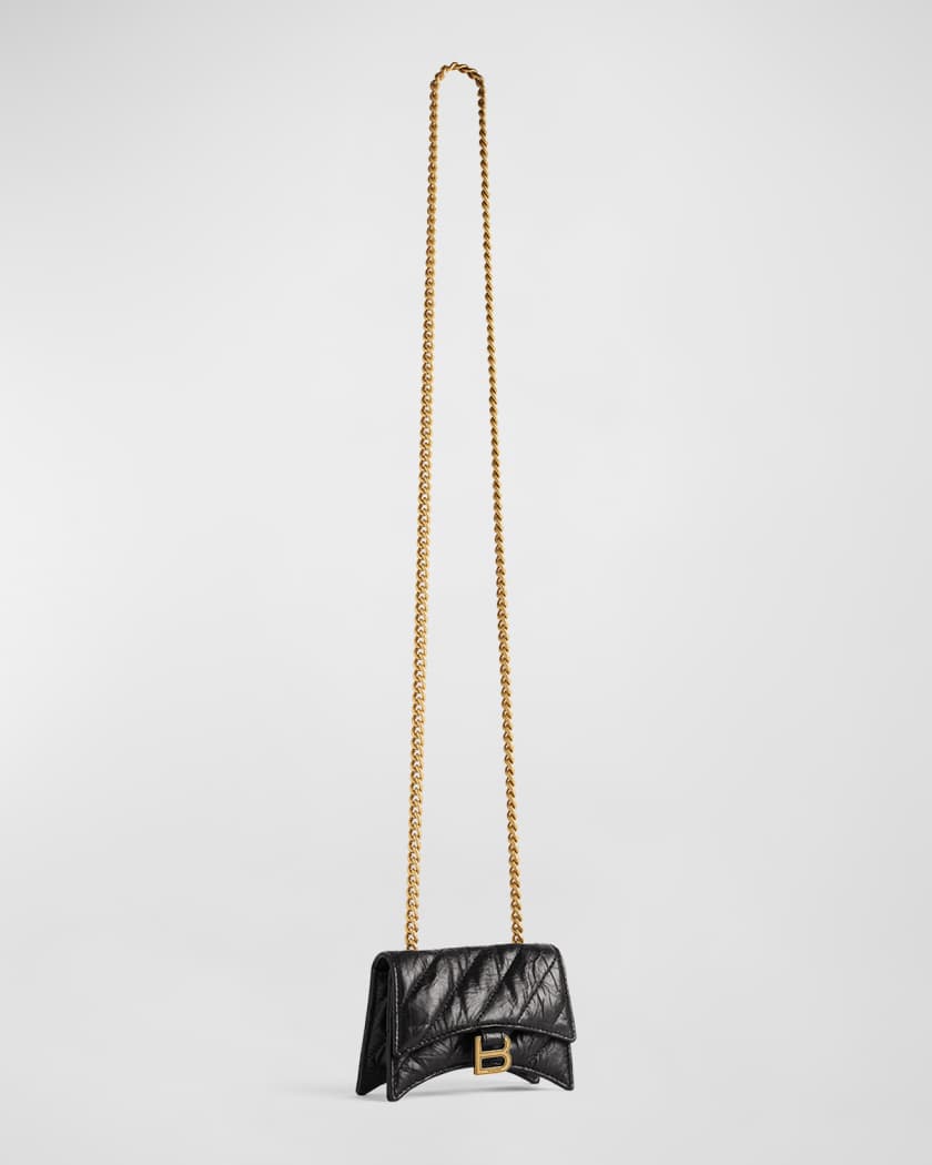 Crush Mini Quilted Chain Crossbody Bag