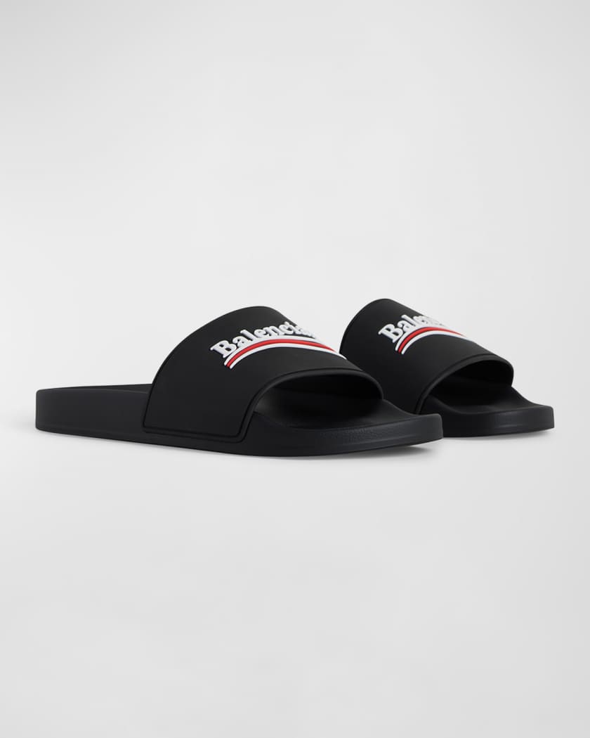 Balenciaga crocodile slides shop